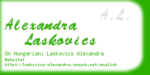 alexandra laskovics business card